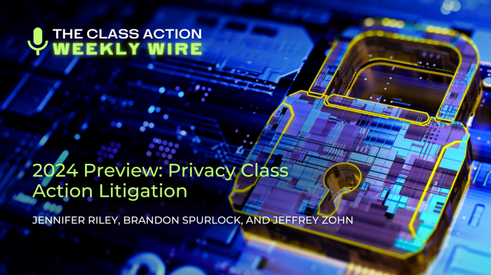 Class action litigators stalking dot coms