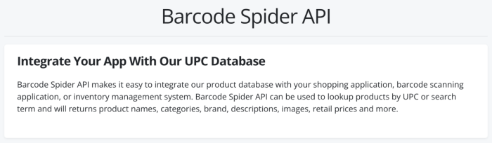 B2b network to automate upc product information