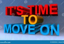Time to move on