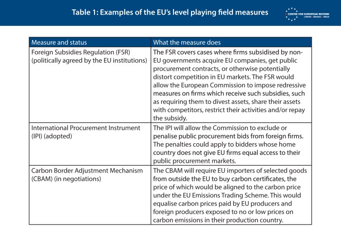 E commerce levels international playing field