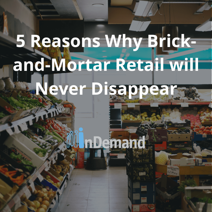 A brick and mortar backlash