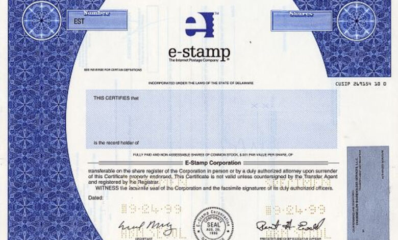 E stamp to provide online postage for ebay