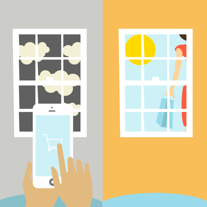 Shopping weather habits summer ways change shoppers inspires homes nice their get out Summer saps online shopping energy