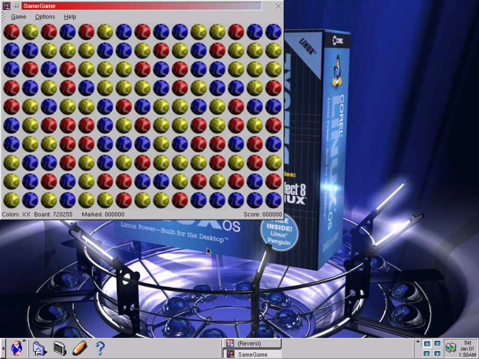 Is corel next to hitch a ride on linux