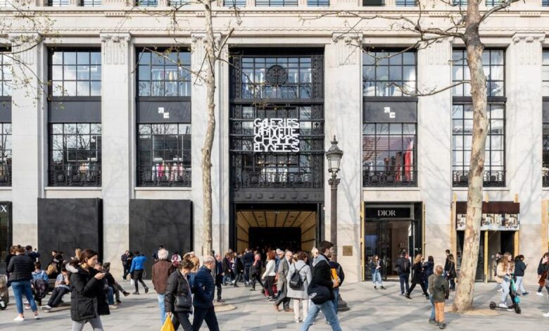 Big blue and galeries lafayette move on e commerce