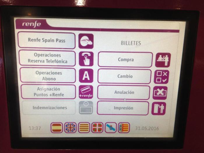 Collecting Spanish train tickets - Loco2 Help Spanish language portals the e ticket